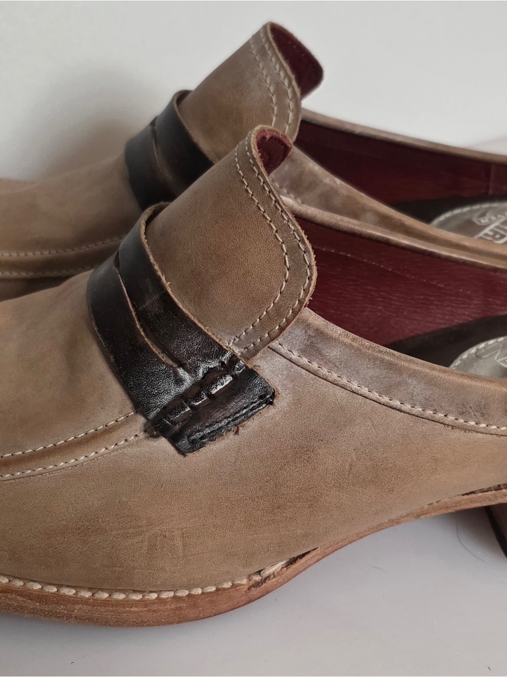 Freebird by Steven Tan Loafers with Black Strap Detail - Picture 3 of 5